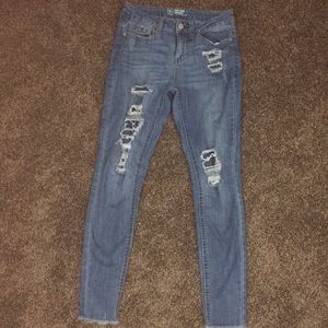 Nobo distressed cropped jeans